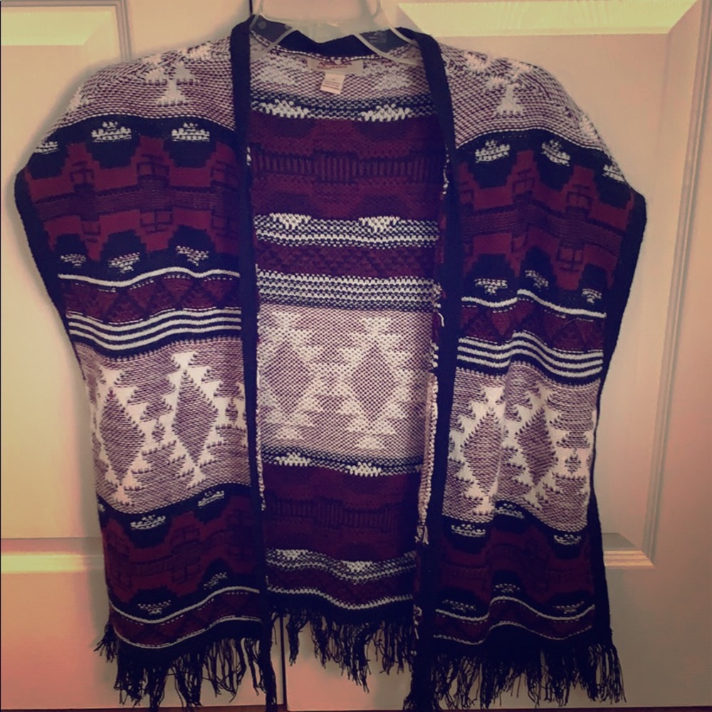 Winter patterned vest